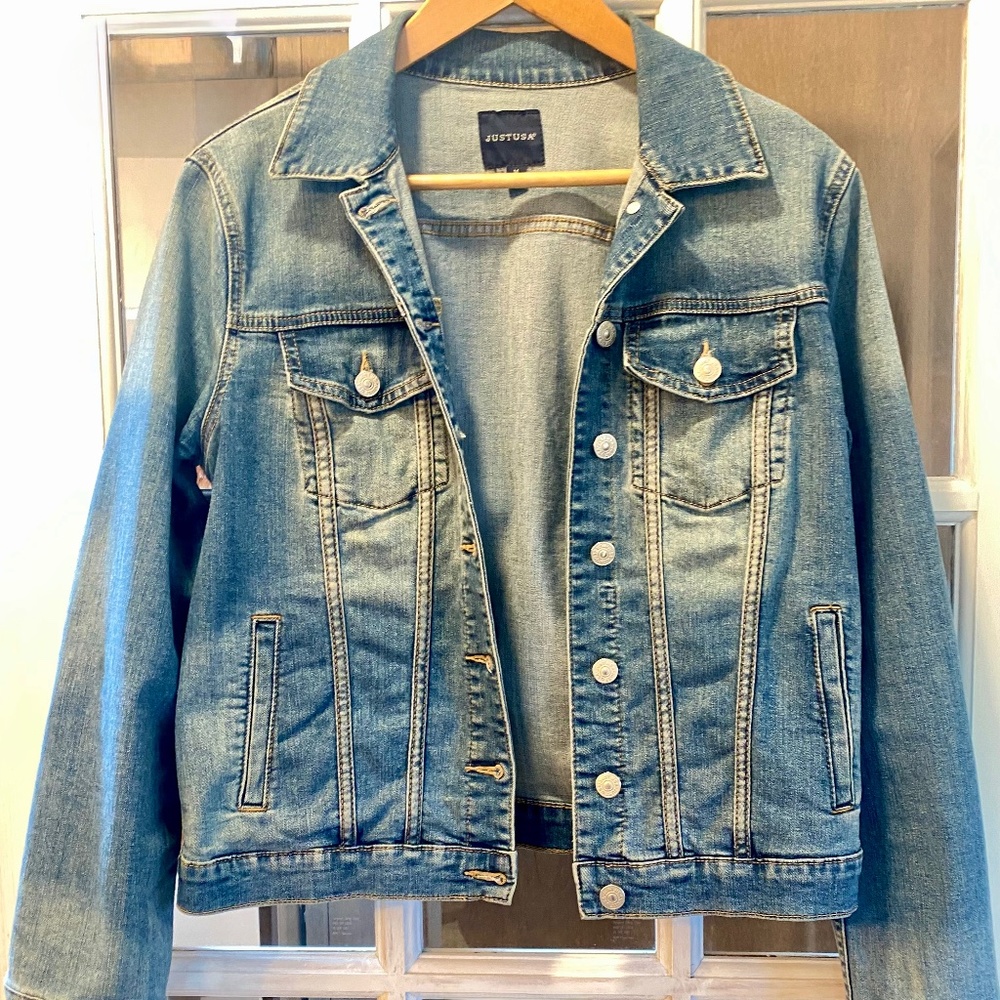 Women's ust USA Stretch Denim Jacket, Size M